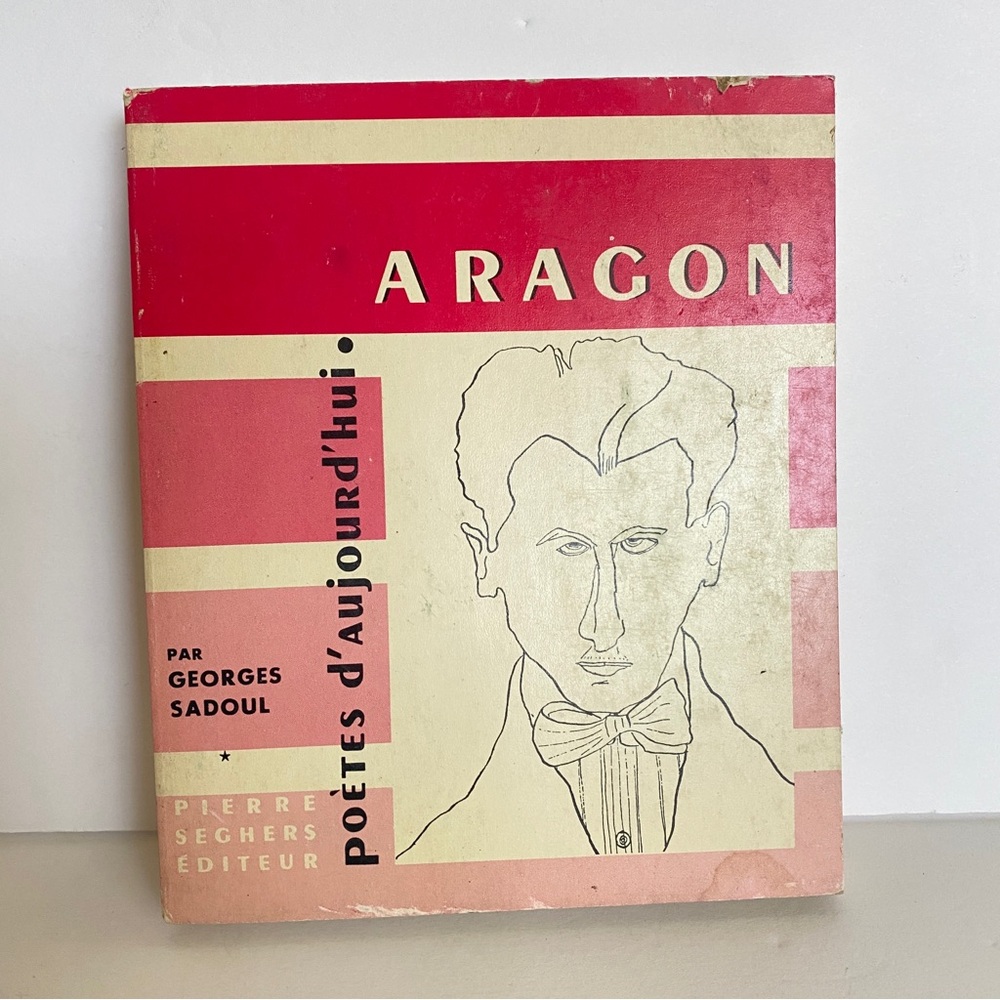 Aragon Poetes d'Aujourd'hui Georges Sadoul 1967 Vintage French Pierre Seghers